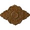 Ekena Millwork Piedmont Ceiling Medallion, Hand-Painted Smokey Topaz Crackle, 37"W x 26"H x 1 3/8"P CM37X26PESTC - alternate 1